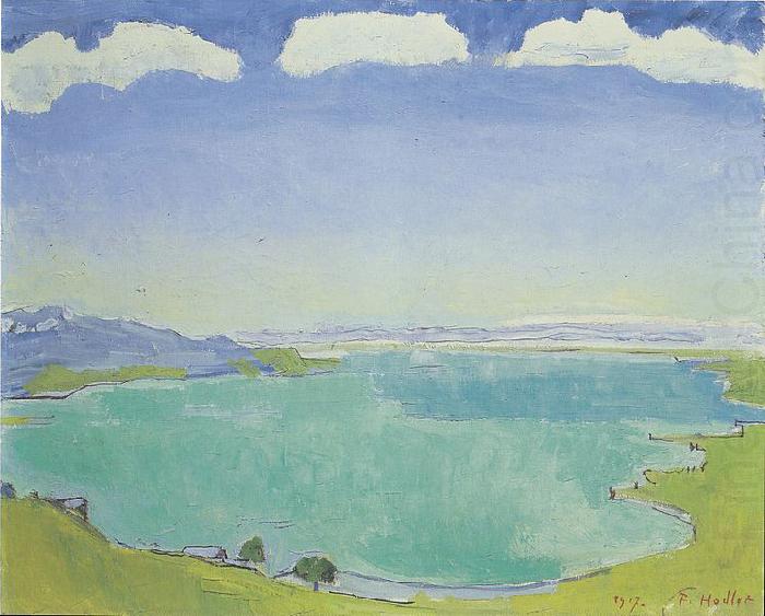 Ferdinand Hodler Genfersee von Caux aus china oil painting image